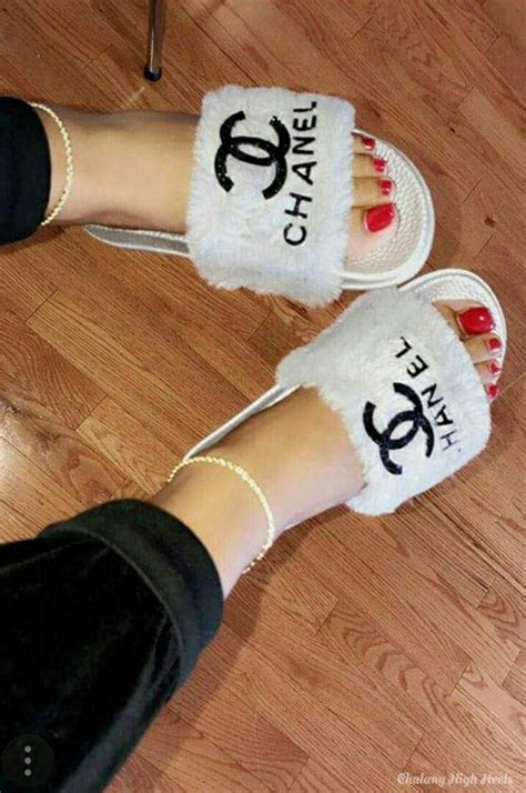 chanel slippers for women.